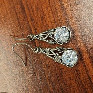 Beautiful vintage silver earrings